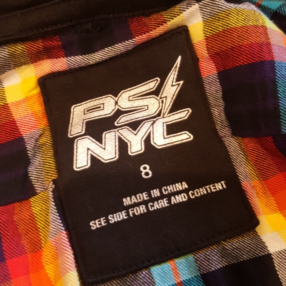 Hooded flannel top